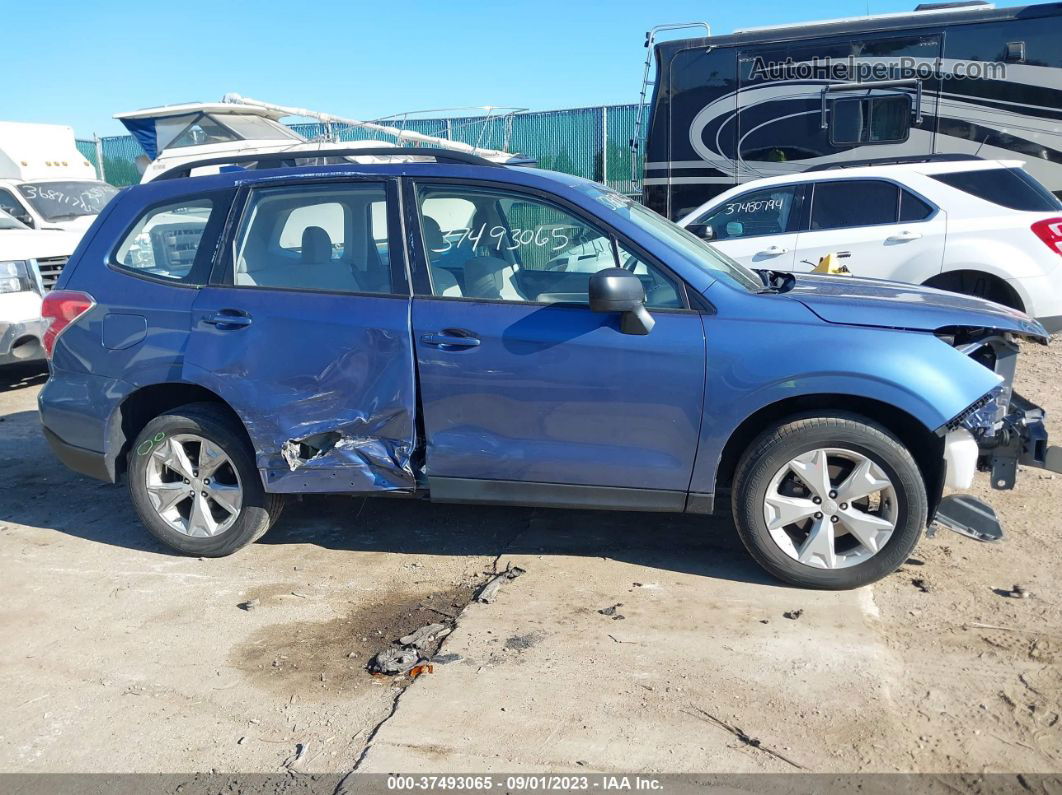 2016 Subaru Forester 2.5i Blue vin: JF2SJABC2GH566712