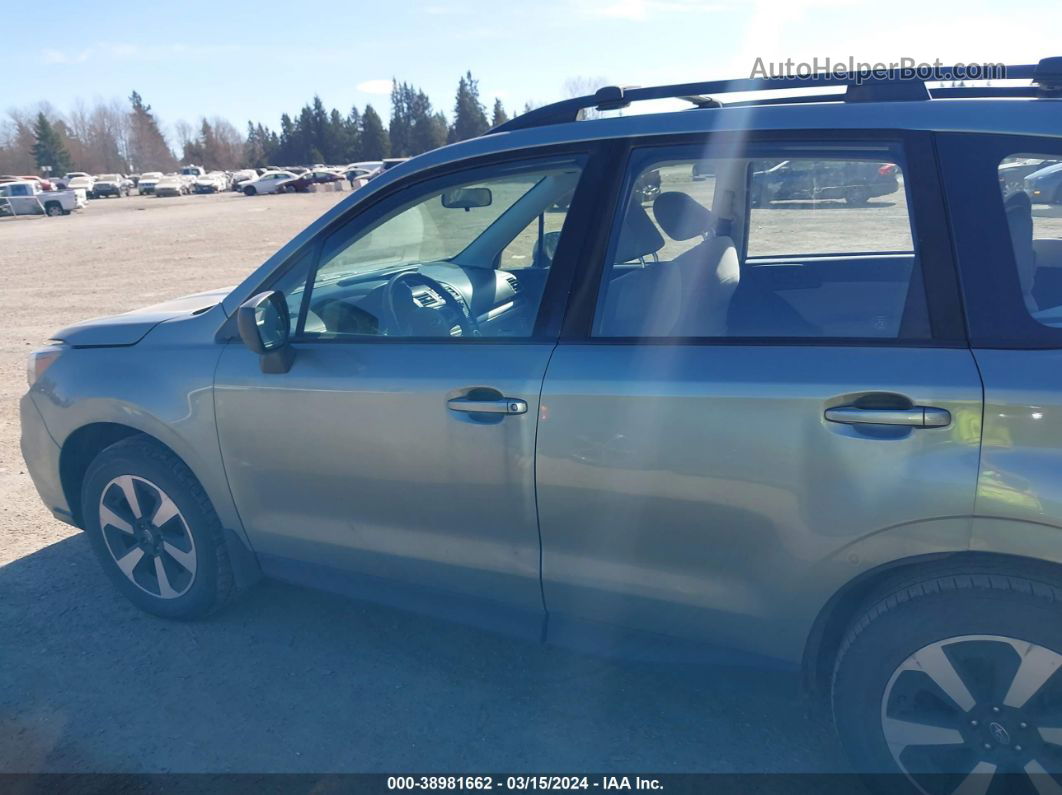 2018 Subaru Forester 2.5i Gray vin: JF2SJABC2JH415053