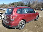 2018 Subaru Forester 2.5i Burgundy vin: JF2SJABC2JH529408