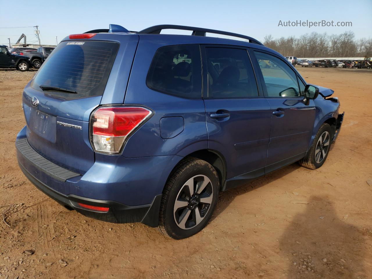 2018 Subaru Forester 2.5i Blue vin: JF2SJABC2JH614832