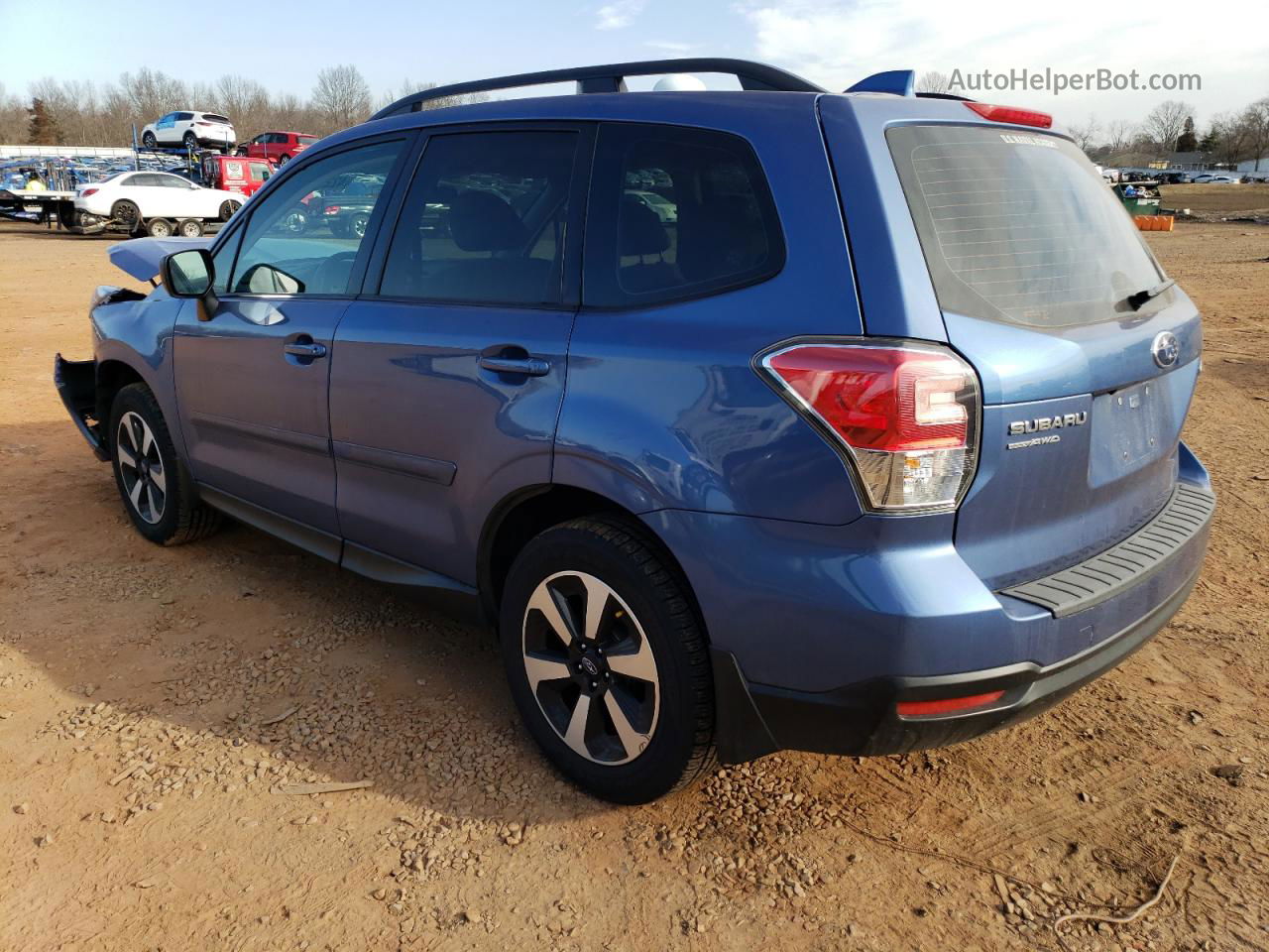 2018 Subaru Forester 2.5i Blue vin: JF2SJABC2JH614832