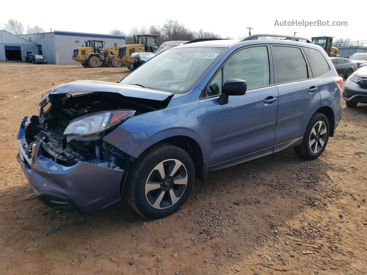 2018 Subaru Forester 2.5i Blue vin: JF2SJABC2JH614832