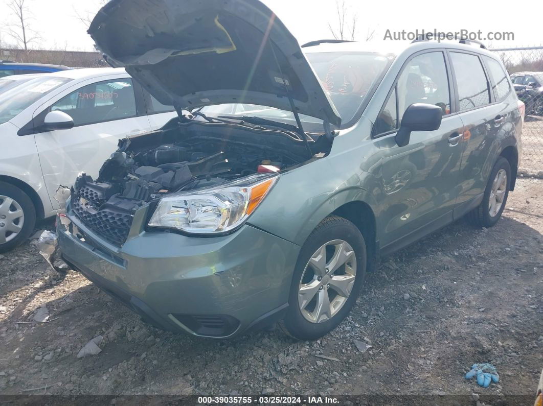 2015 Subaru Forester 2.5i Gray vin: JF2SJABC3FH584148