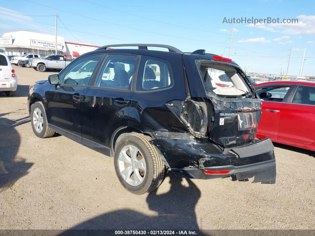 2016 Subaru Forester 2.5i Black vin: JF2SJABC3GH457286