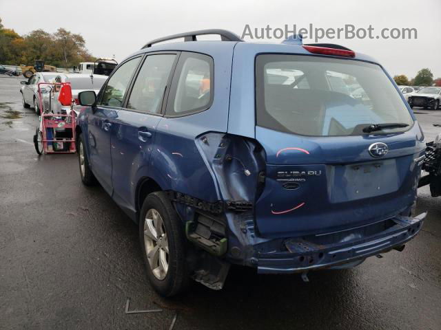 2016 Subaru Forester 2.5i Blue vin: JF2SJABC3GH564256