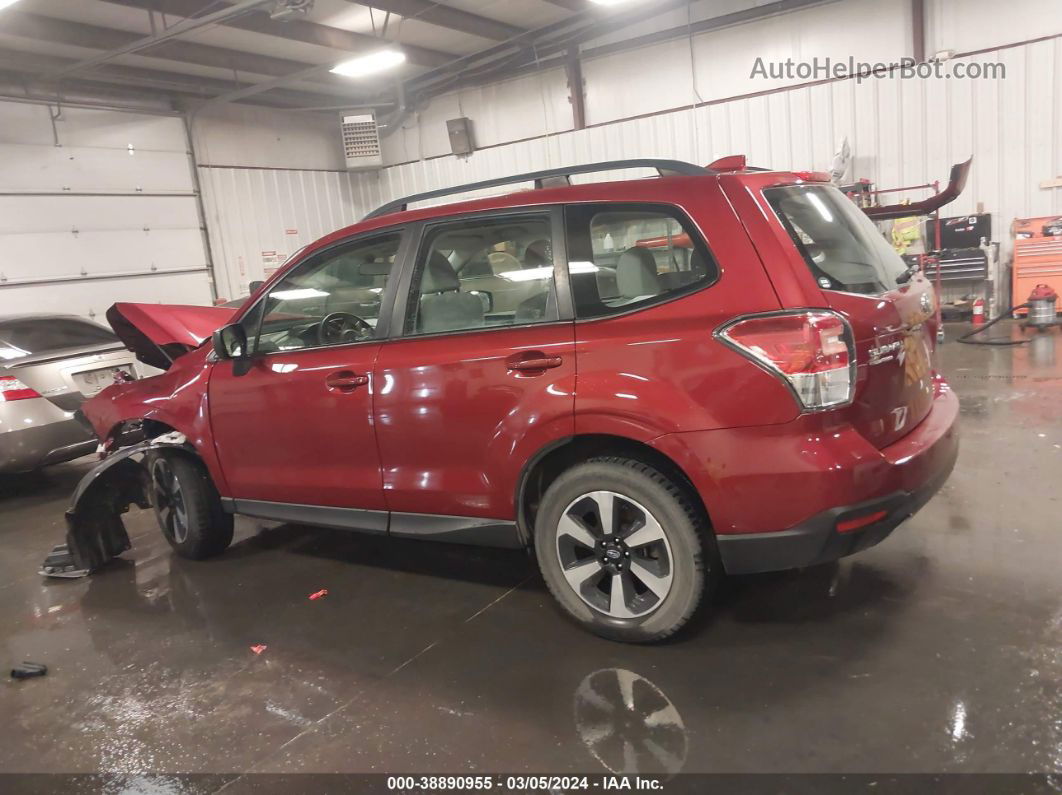 2017 Subaru Forester 2.5i Red vin: JF2SJABC3HH477992