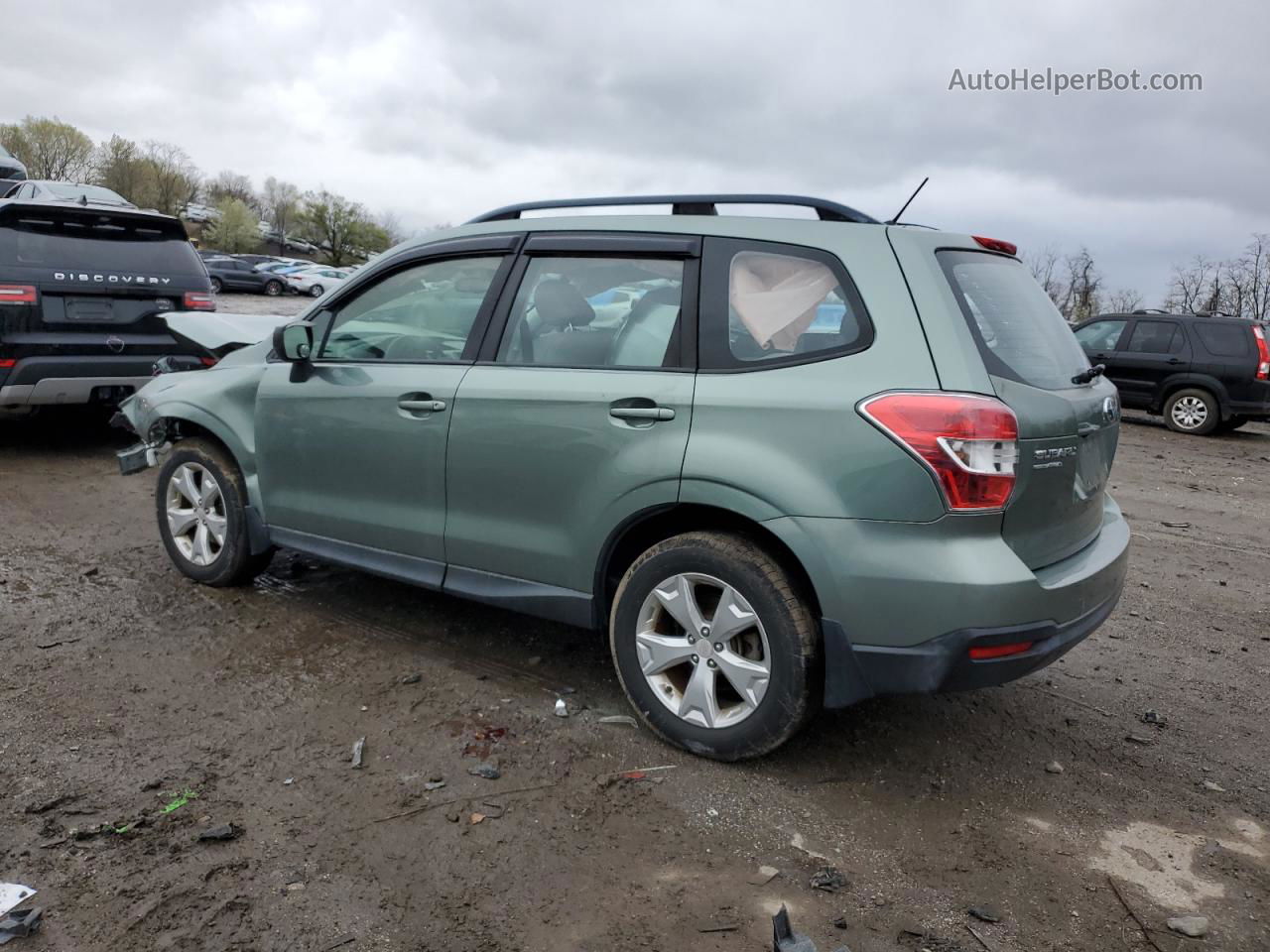 2015 Subaru Forester 2.5i Зеленый vin: JF2SJABC4FH588855