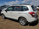 2015 Subaru Forester 2.5i Белый vin: JF2SJABC4FH596292