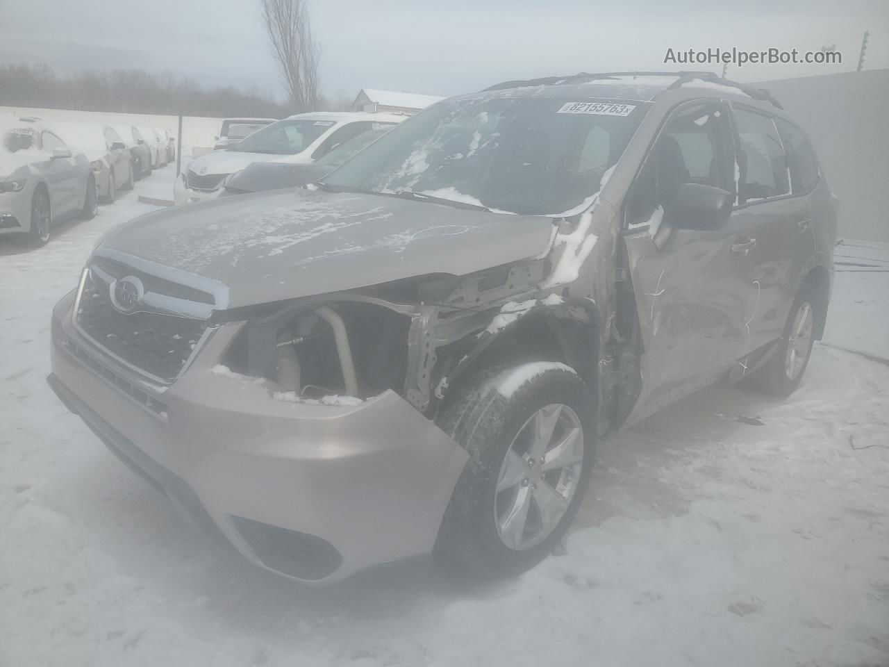 2016 Subaru Forester 2.5i Tan vin: JF2SJABC4GH423468