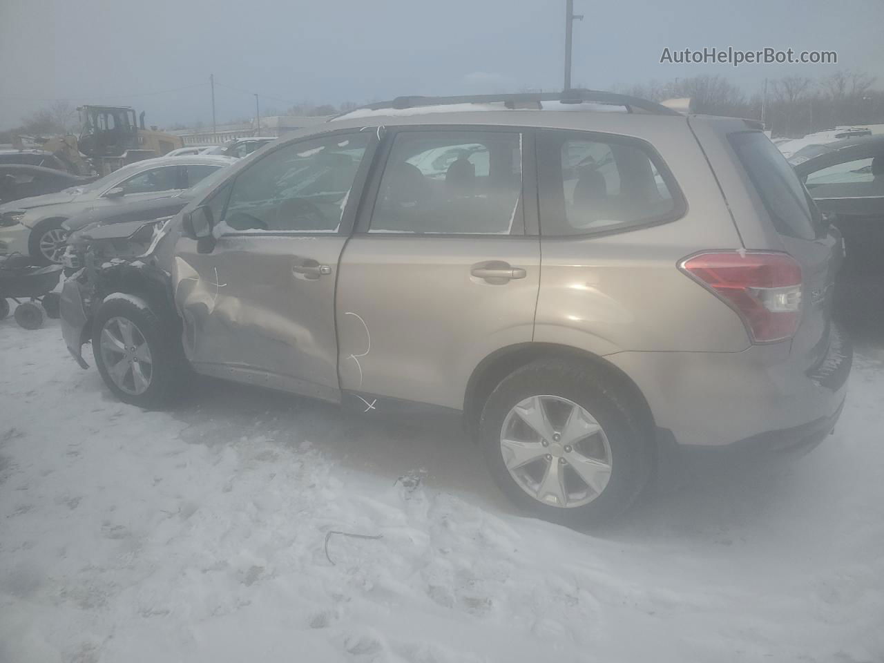 2016 Subaru Forester 2.5i Tan vin: JF2SJABC4GH423468