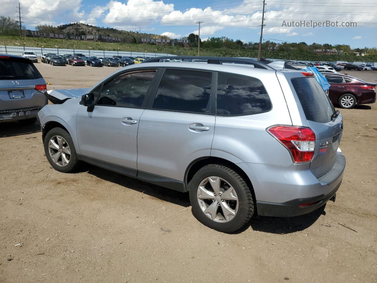 2016 Subaru Forester 2.5i Silver vin: JF2SJABC4GH510142