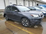 2018 Subaru Forester 2.5i Gray vin: JF2SJABC4JH519740