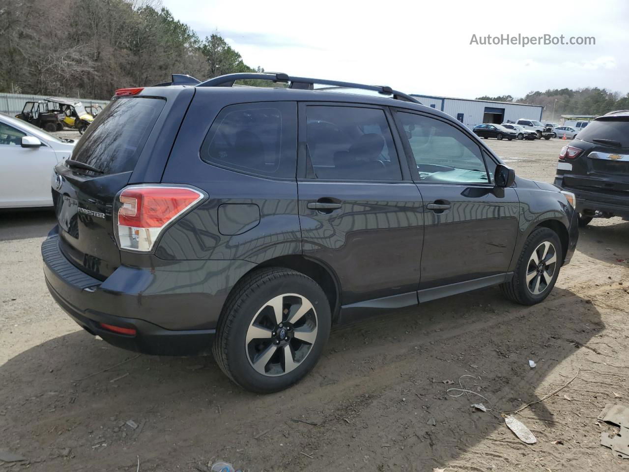 2018 Subaru Forester 2.5i Gray vin: JF2SJABC4JH522556