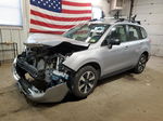 2018 Subaru Forester 2.5i Silver vin: JF2SJABC4JH562877