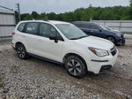 2018 Subaru Forester 2.5i White vin: JF2SJABC4JH579727