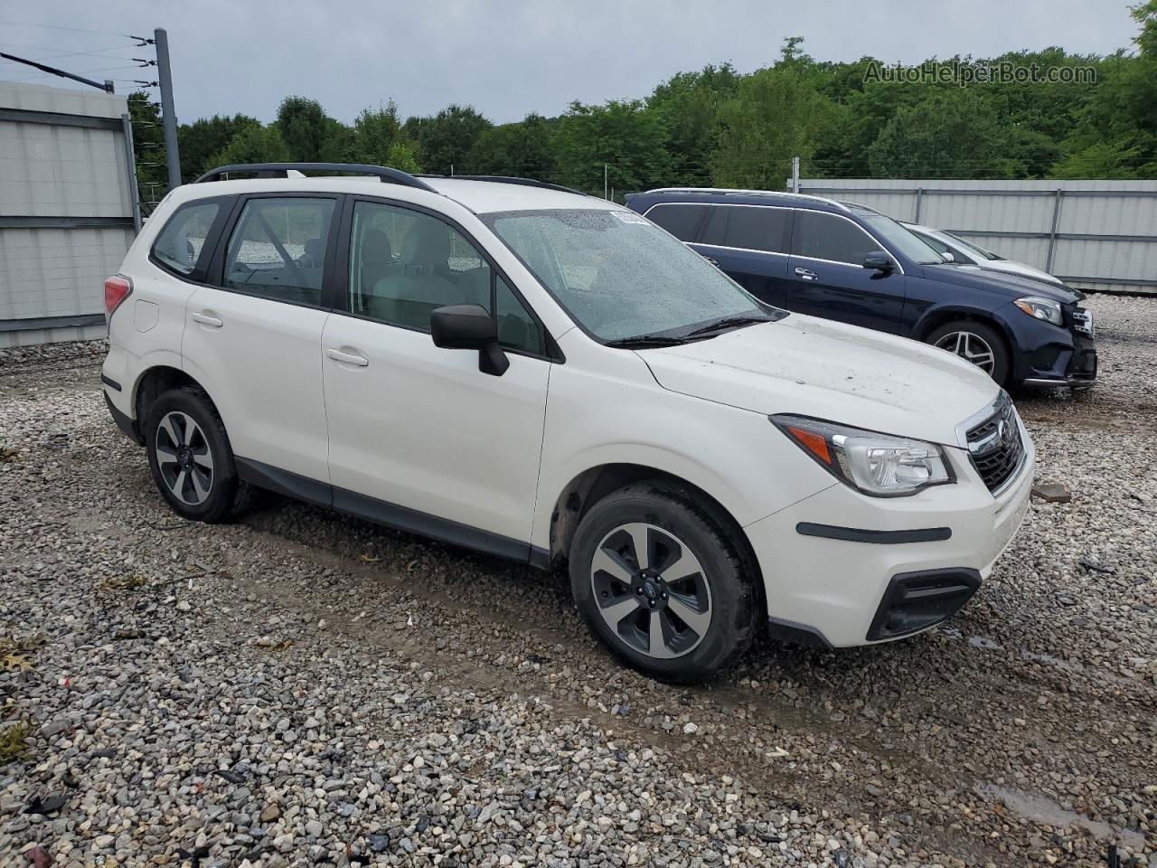 2018 Subaru Forester 2.5i Белый vin: JF2SJABC4JH579727