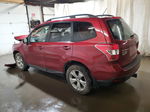 2015 Subaru Forester 2.5i Maroon vin: JF2SJABC5FH596978