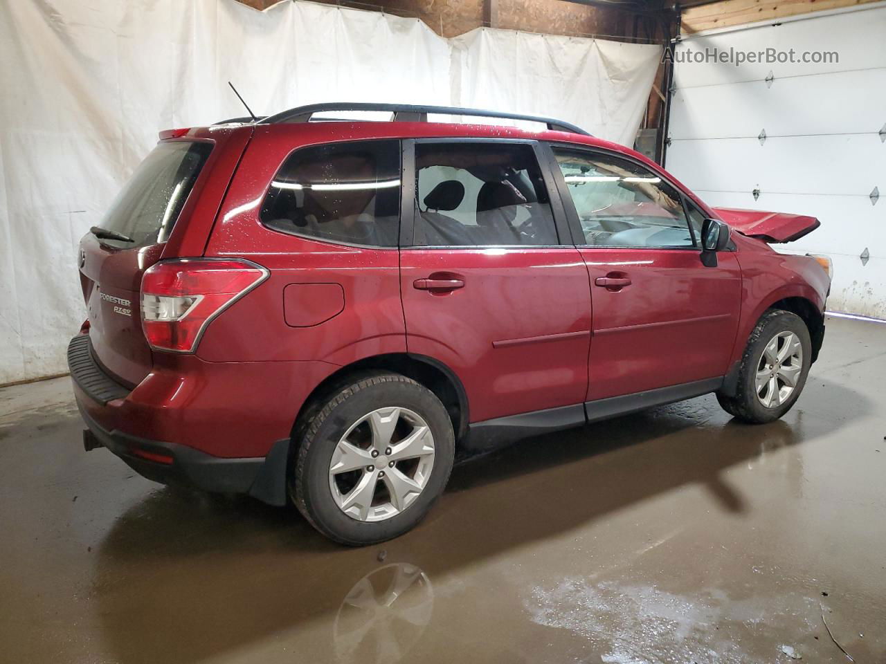 2015 Subaru Forester 2.5i Maroon vin: JF2SJABC5FH596978