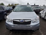 2015 Subaru Forester 2.5i Silver vin: JF2SJABC5FH840497