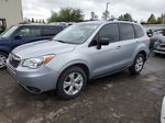 2015 Subaru Forester 2.5i Silver vin: JF2SJABC5FH840497