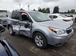 2015 Subaru Forester 2.5i Silver vin: JF2SJABC5FH840497