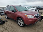 2016 Subaru Forester 2.5i Burgundy vin: JF2SJABC5GH454907