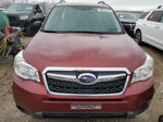 2016 Subaru Forester 2.5i Burgundy vin: JF2SJABC5GH454907