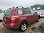 2016 Subaru Forester 2.5i Burgundy vin: JF2SJABC5GH454907