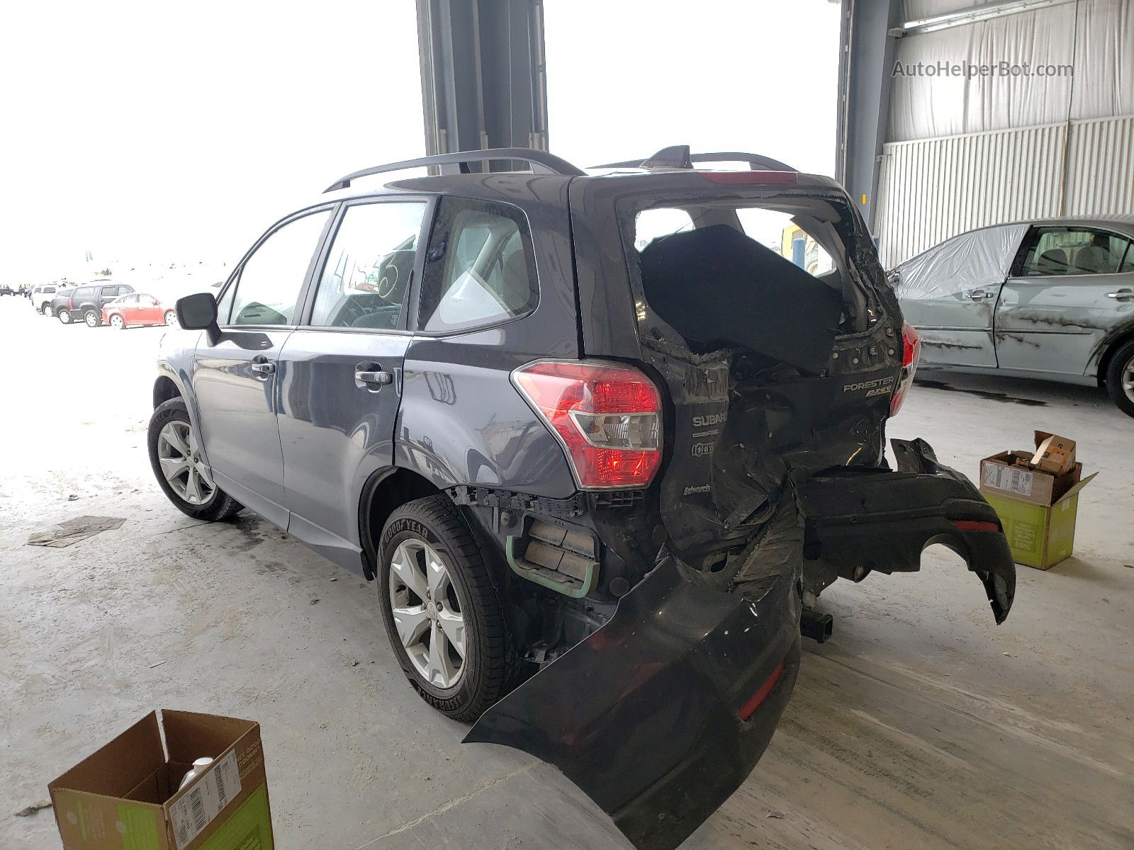 2016 Subaru Forester 2.5i Серый vin: JF2SJABC5GH546499