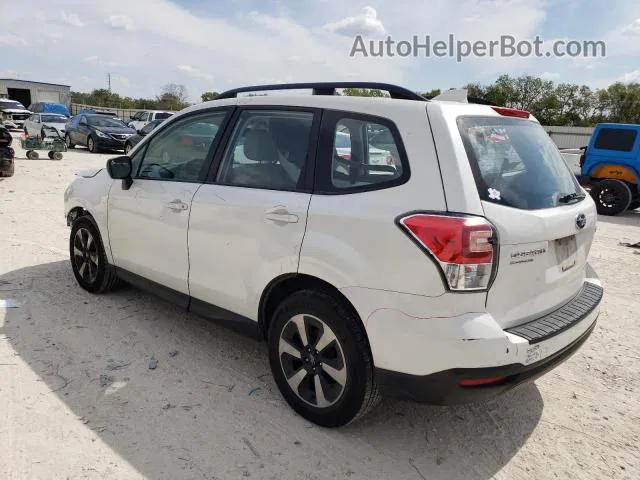 2017 Subaru Forester 2.5i White vin: JF2SJABC5HH429622