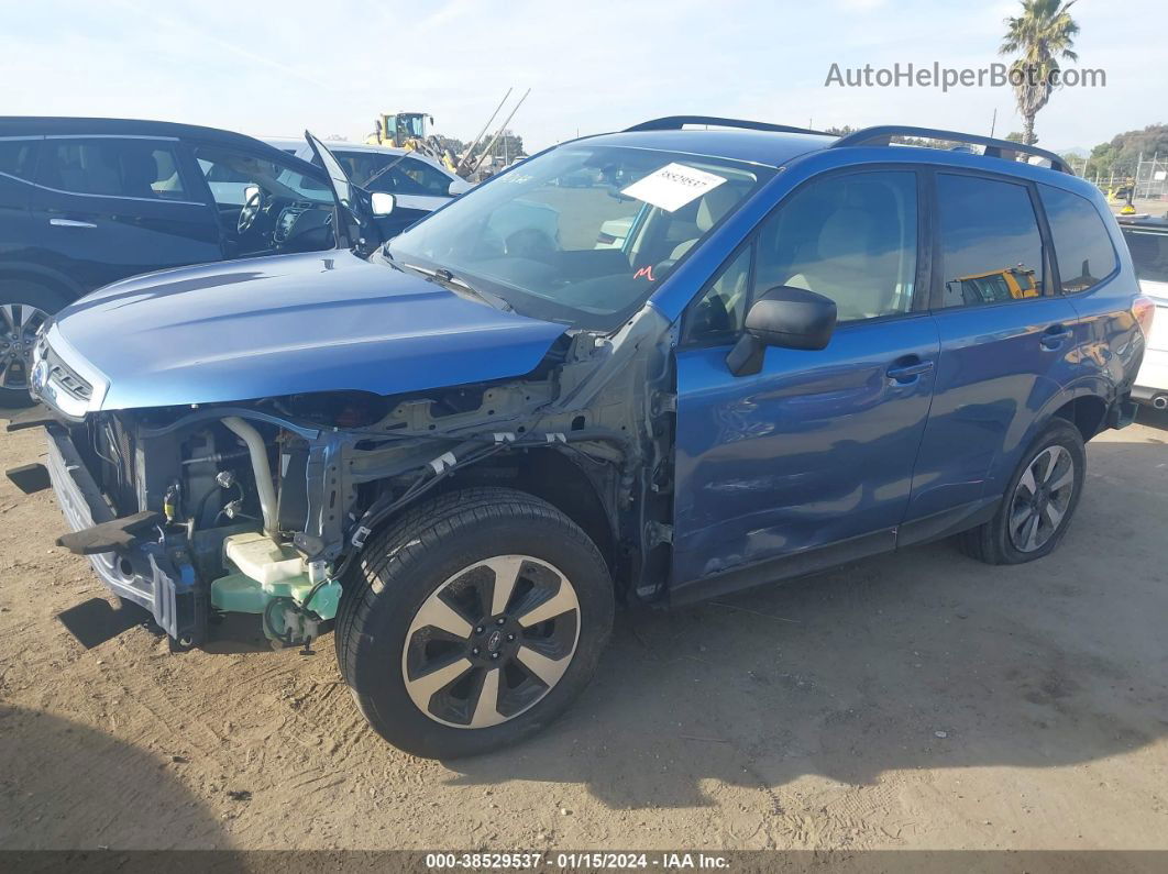 2017 Subaru Forester 2.5i Blue vin: JF2SJABC5HH487567