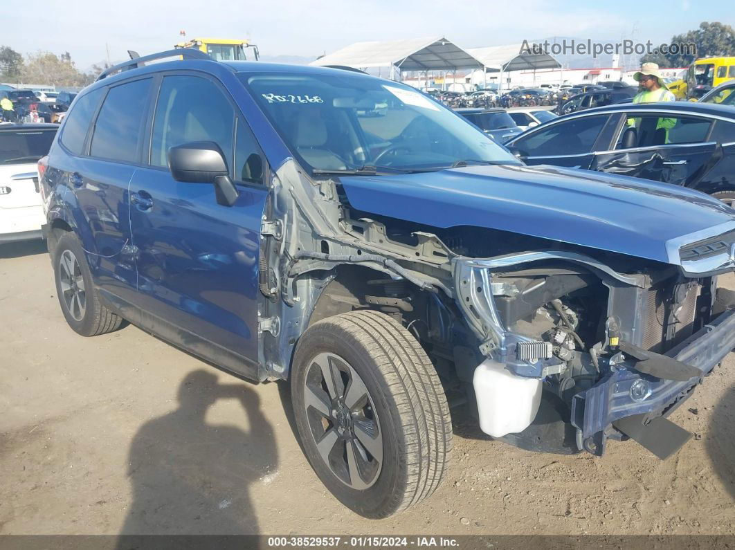 2017 Subaru Forester 2.5i Синий vin: JF2SJABC5HH487567