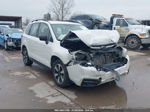 2017 Subaru Forester 2.5i White vin: JF2SJABC5HH521748