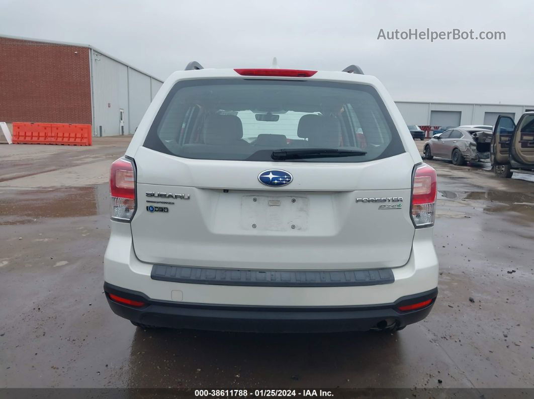 2017 Subaru Forester 2.5i White vin: JF2SJABC5HH521748