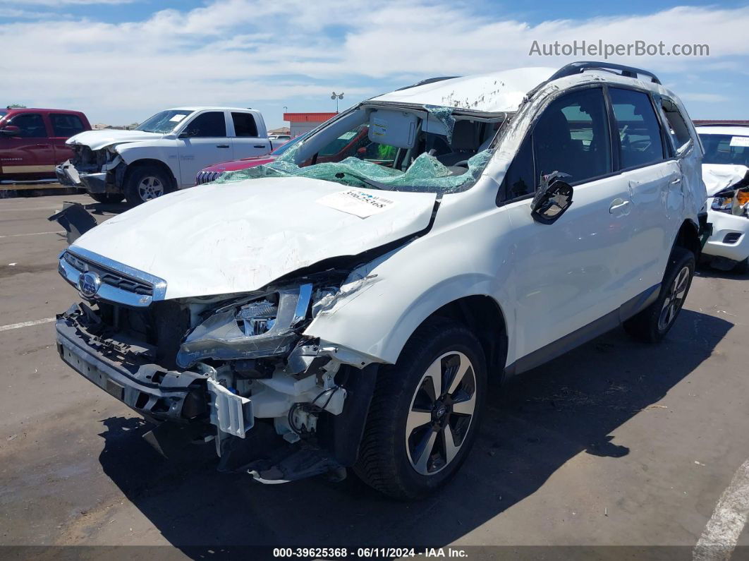 2017 Subaru Forester 2.5i White vin: JF2SJABC5HH552675