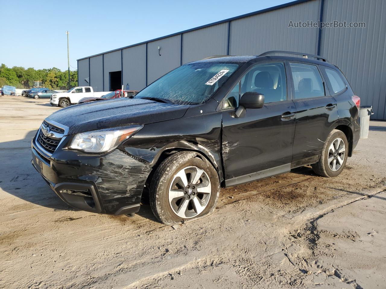 2017 Subaru Forester 2.5i Черный vin: JF2SJABC5HH575406