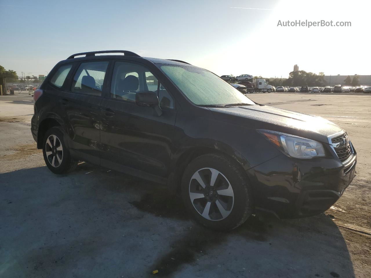 2017 Subaru Forester 2.5i Black vin: JF2SJABC5HH575406