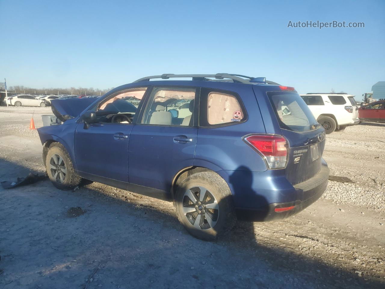 2018 Subaru Forester 2.5i Синий vin: JF2SJABC5JH408145