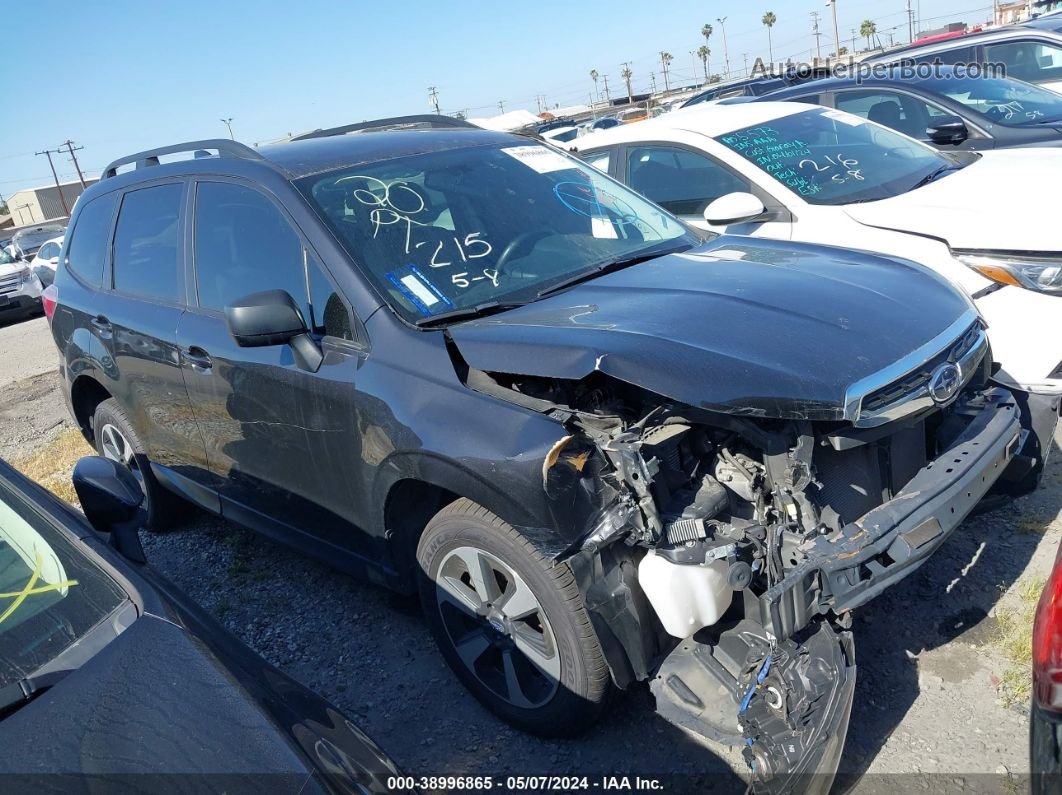 2018 Subaru Forester 2.5i Gray vin: JF2SJABC5JH426581