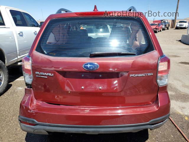 2018 Subaru Forester 2.5i Burgundy vin: JF2SJABC5JH559549