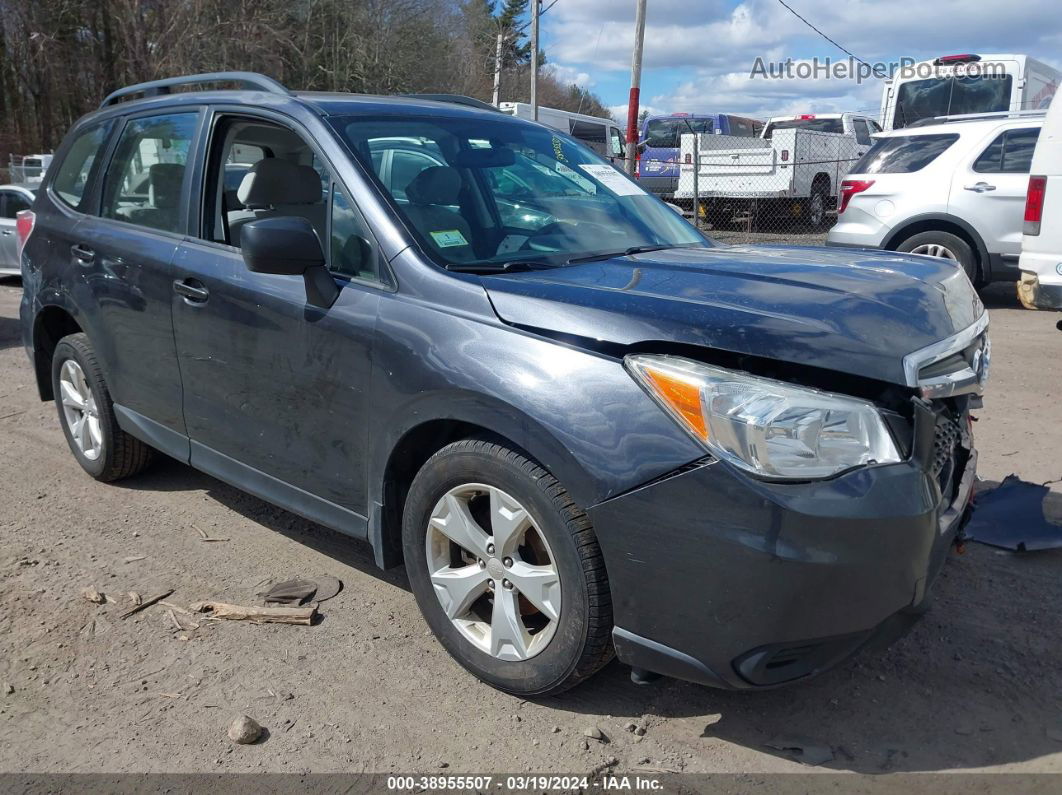 2015 Subaru Forester 2.5i Gray vin: JF2SJABC6FH538216