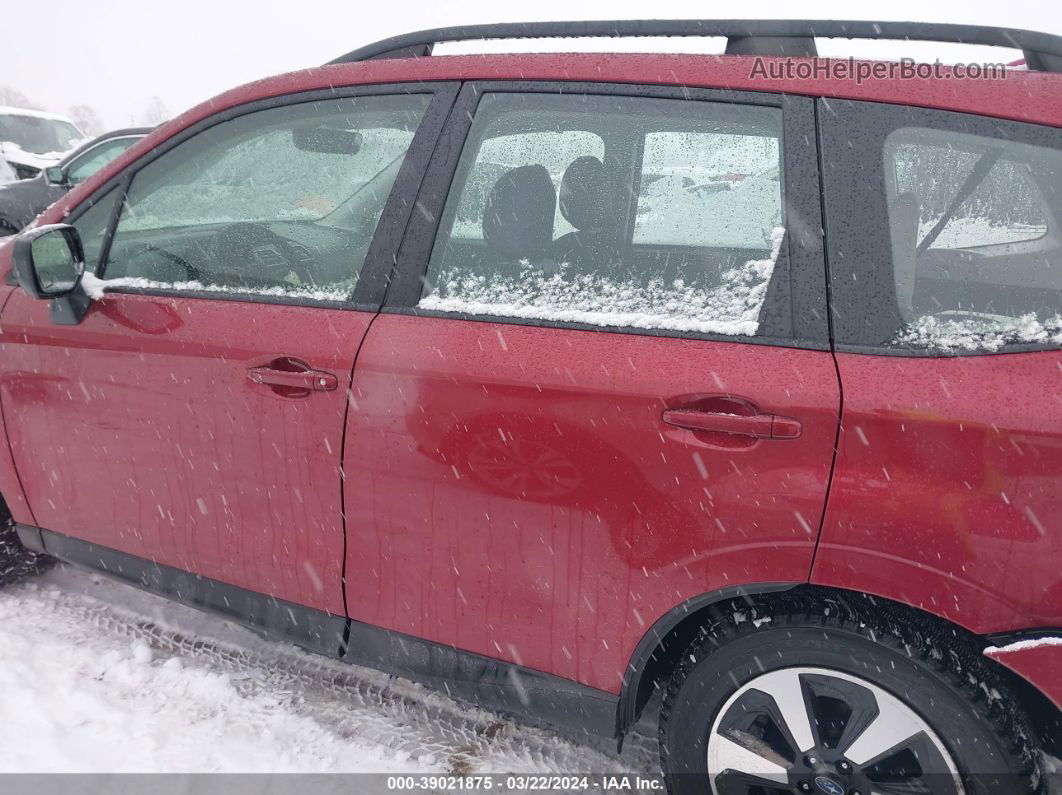 2017 Subaru Forester 2.5i Red vin: JF2SJABC6HH509754