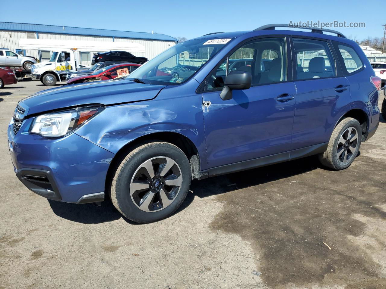 2017 Subaru Forester 2.5i Blue vin: JF2SJABC6HH591193