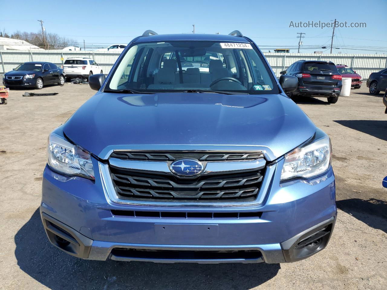 2017 Subaru Forester 2.5i Blue vin: JF2SJABC6HH591193