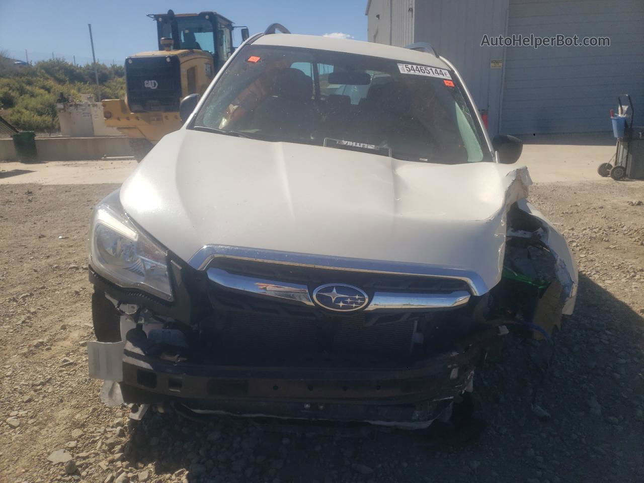 2018 Subaru Forester 2.5i White vin: JF2SJABC6JH437525