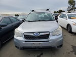 2015 Subaru Forester 2.5i Silver vin: JF2SJABC7FH436343