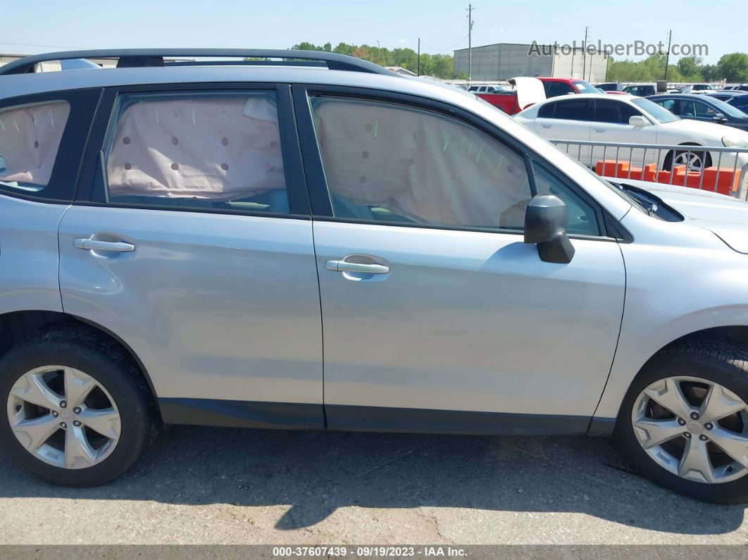 2016 Subaru Forester 2.5i Silver vin: JF2SJABC7GH403814