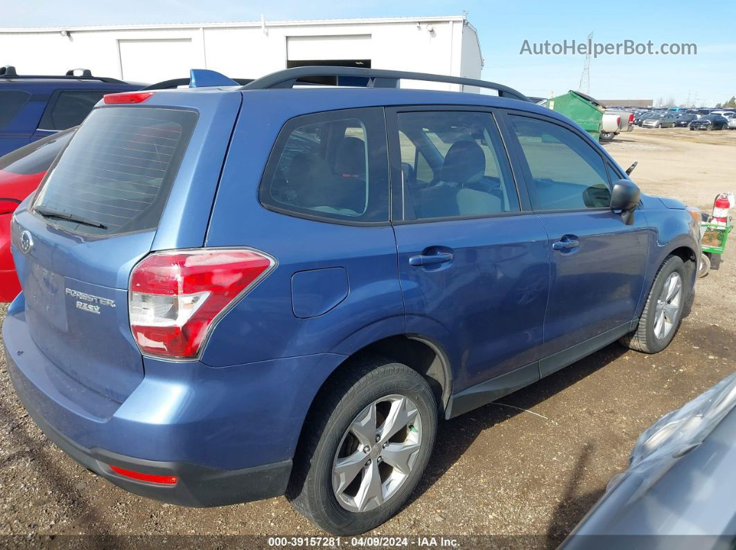 2016 Subaru Forester 2.5i Blue vin: JF2SJABC7GH406860