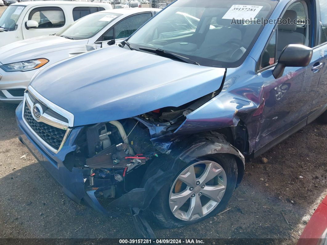 2016 Subaru Forester 2.5i Blue vin: JF2SJABC7GH406860