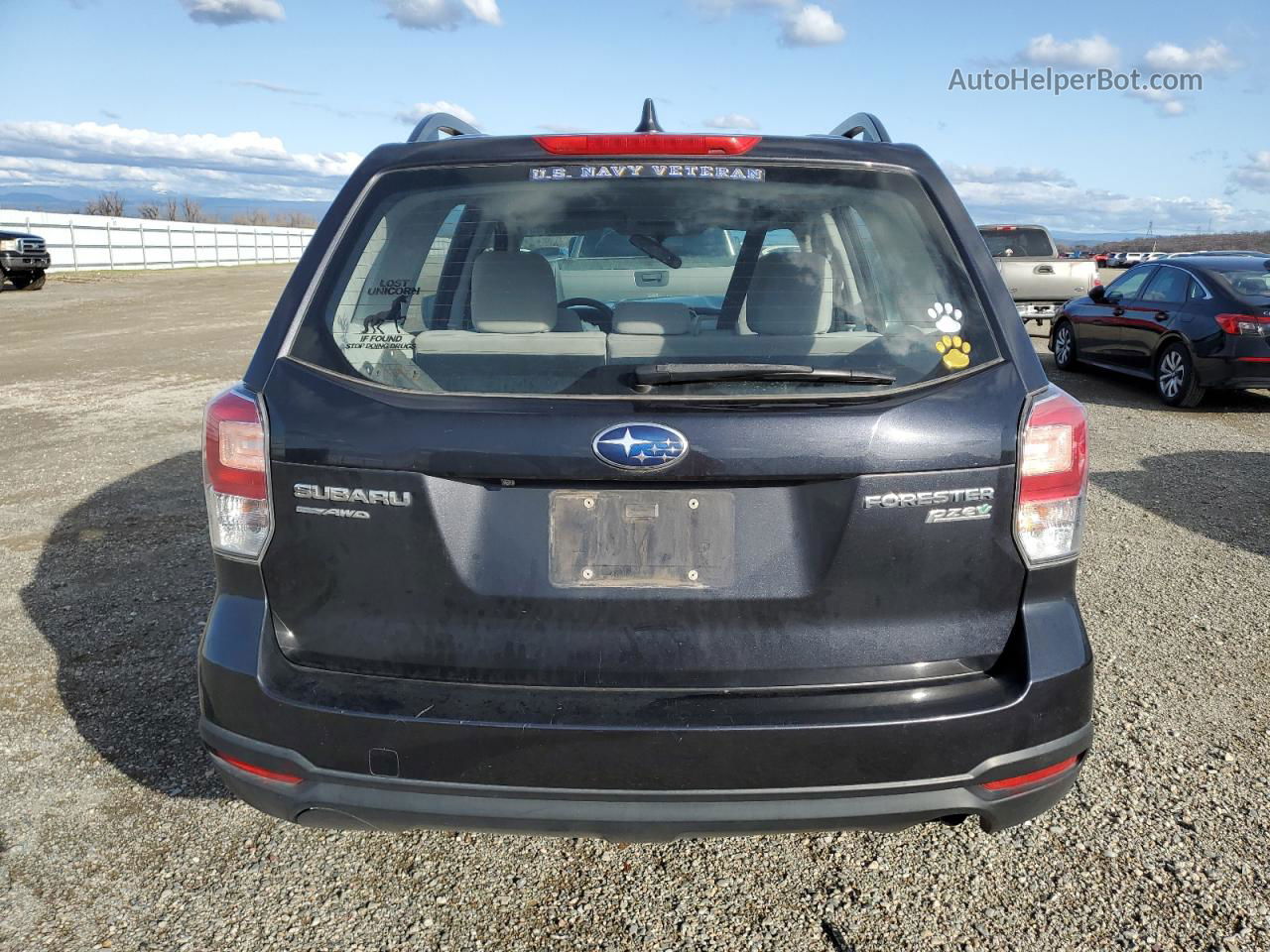 2017 Subaru Forester 2.5i Gray vin: JF2SJABC7HH439195